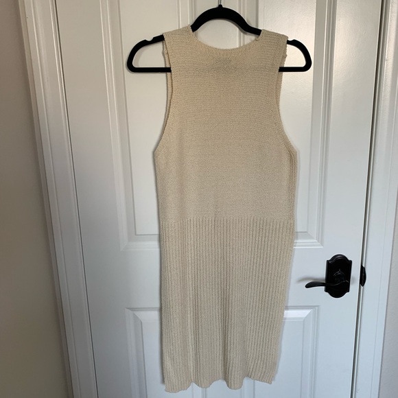 Cream colored neutral knit dress by Lush - Picture 4 of 5